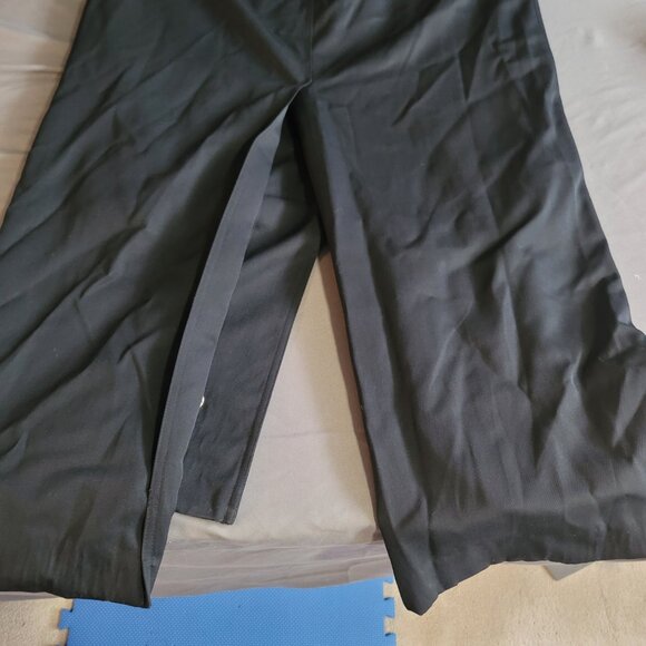 Hilary Radley Trench Coat Womens 4 Black Wool Business Casual Canadian Jacket - Picture 15 of 16